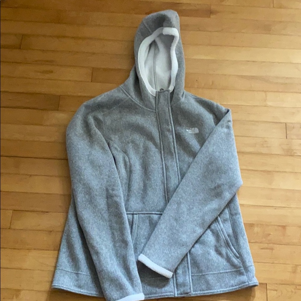 NorthFace Size XL gray full zip liner jacket